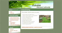Desktop Screenshot of okrasnezahrady.zidekhk.com