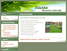 Tablet Screenshot of okrasnezahrady.zidekhk.com